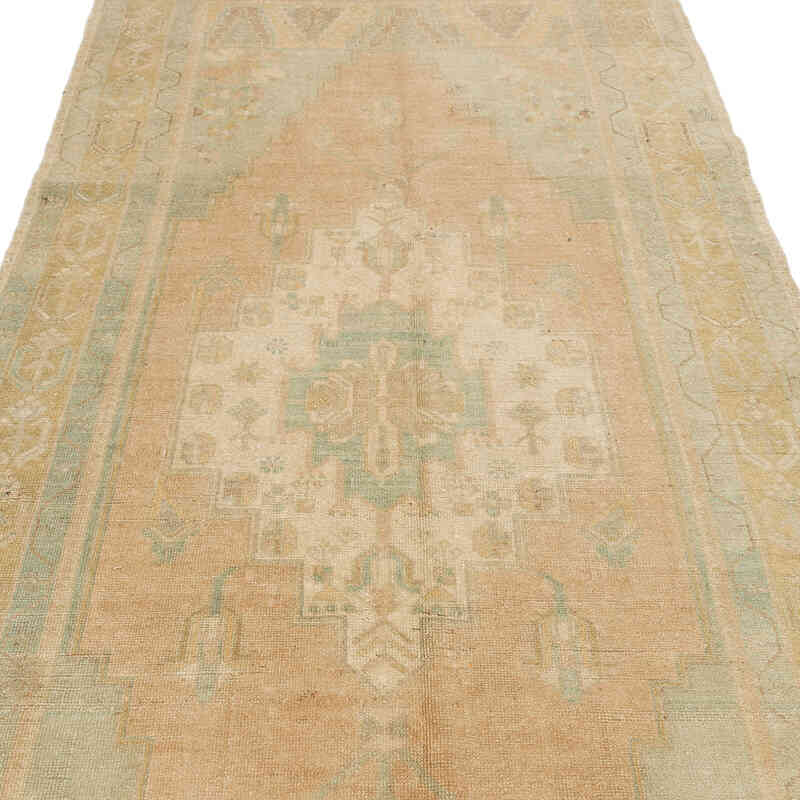 Alfombra Vintage Turca Anudada a Mano - 140 cm x 275 cm - K0073953