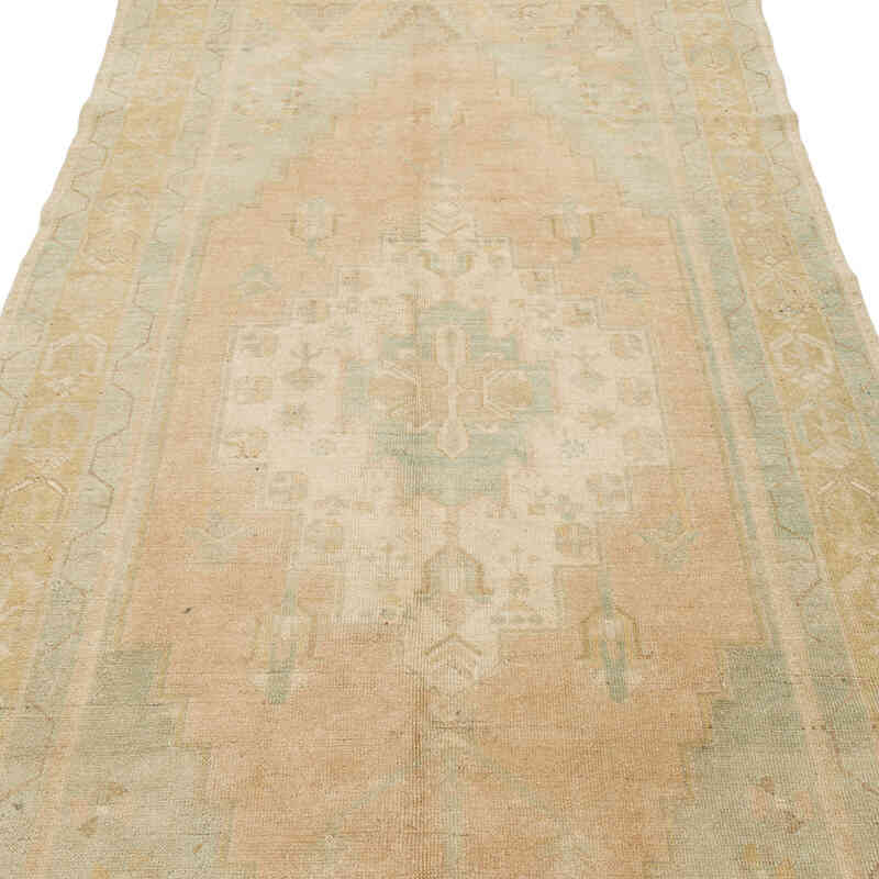 Alfombra Vintage Turca Anudada a Mano - 140 cm x 275 cm - K0073953