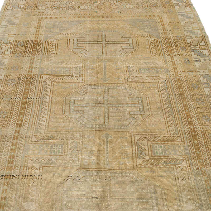 Alfombra Vintage Turca Anudada a Mano - 150 cm x 241 cm - K0073956