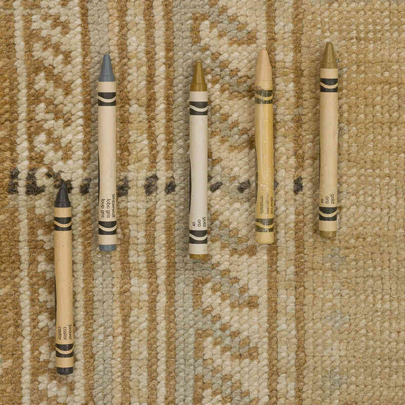 Alfombra Vintage Turca Anudada a Mano - 150 cm x 241 cm - K0073956