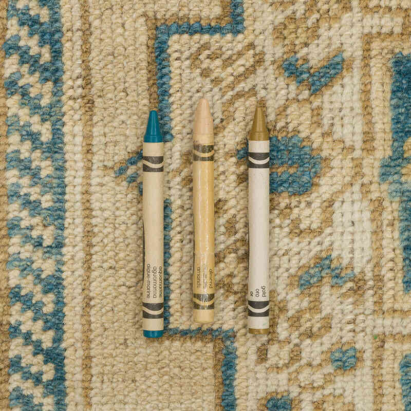 Vintage Turkish Hand-Knotted Rug - 5' 1" x 9' 1" (61" x 109") - K0073958