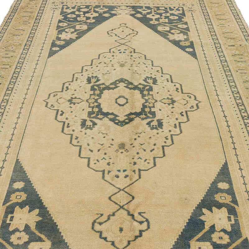 Vintage Turkish Hand-Knotted Rug - 5' 5" x 9' 8" (65" x 116") - K0073959