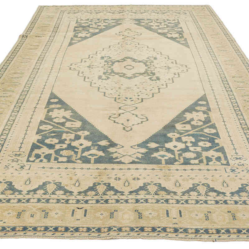 Vintage Turkish Hand-Knotted Rug - 5' 5" x 9' 8" (65" x 116") - K0073959