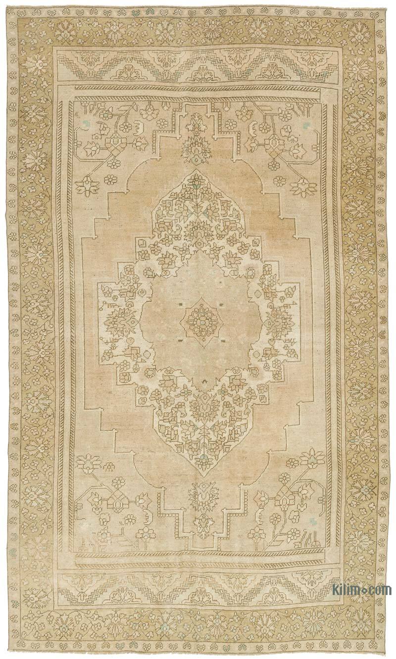 Vintage Turkish Hand-Knotted Rug - 6'  x 10'  (72" x 120") - K0073960