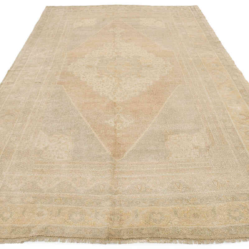 Alfombra Vintage Turca Anudada a Mano - 152 cm x 290 cm - K0073965
