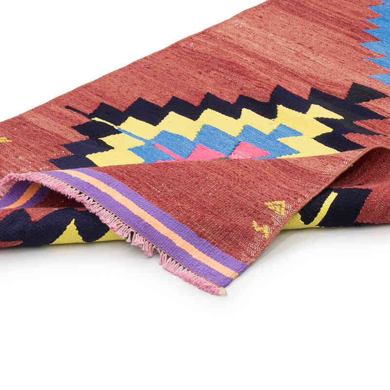 Vintage Manisa Kilim Runner - 2' 9" x 8' 6" (33" x 102") - K0073971