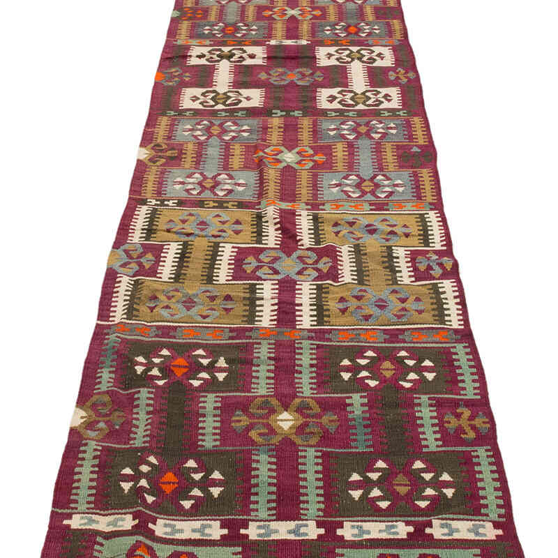 Vintage Kayseri Kilim Runner - 2'  x 12' 6" (24" x 150") - K0073973