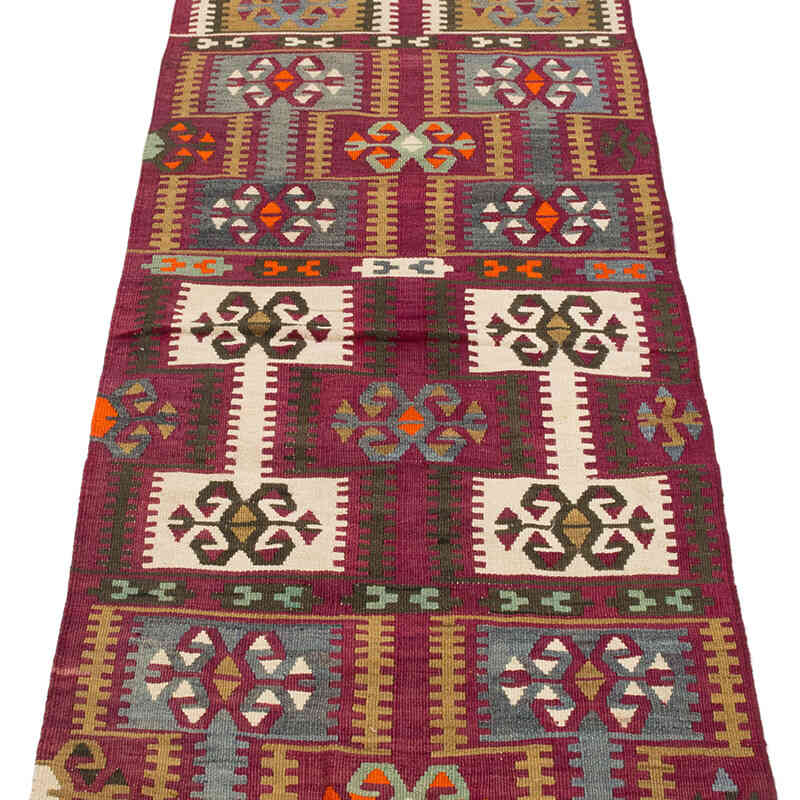 Vintage Kayseri Kilim Runner - 2'  x 12' 6" (24" x 150") - K0073973