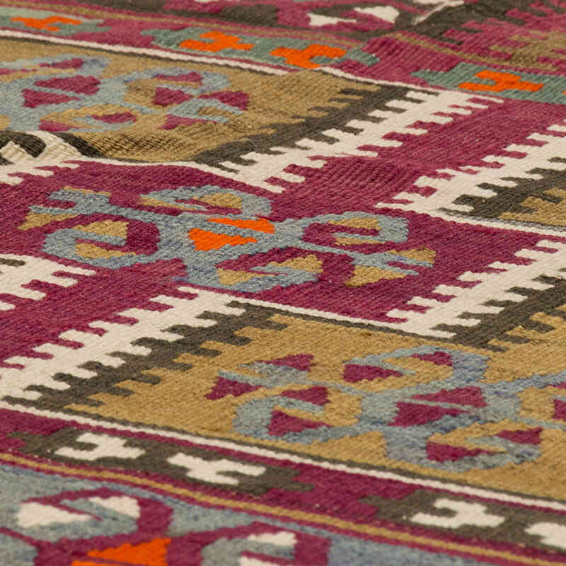 Vintage Kayseri Kilim Runner - 2'  x 12' 6" (24" x 150") - K0073973