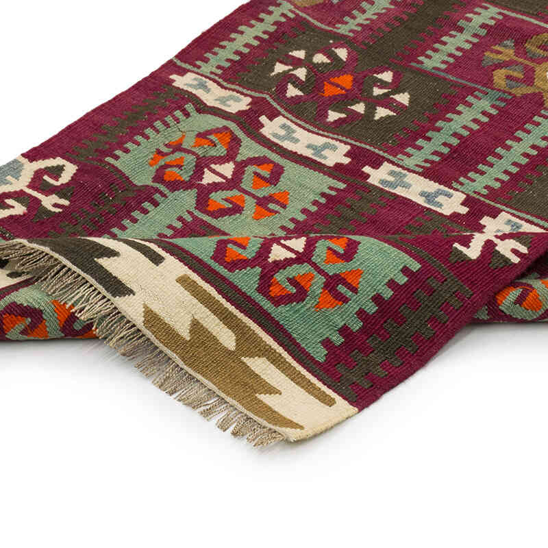 Vintage Kayseri Kilim Runner - 2'  x 12' 6" (24" x 150") - K0073973