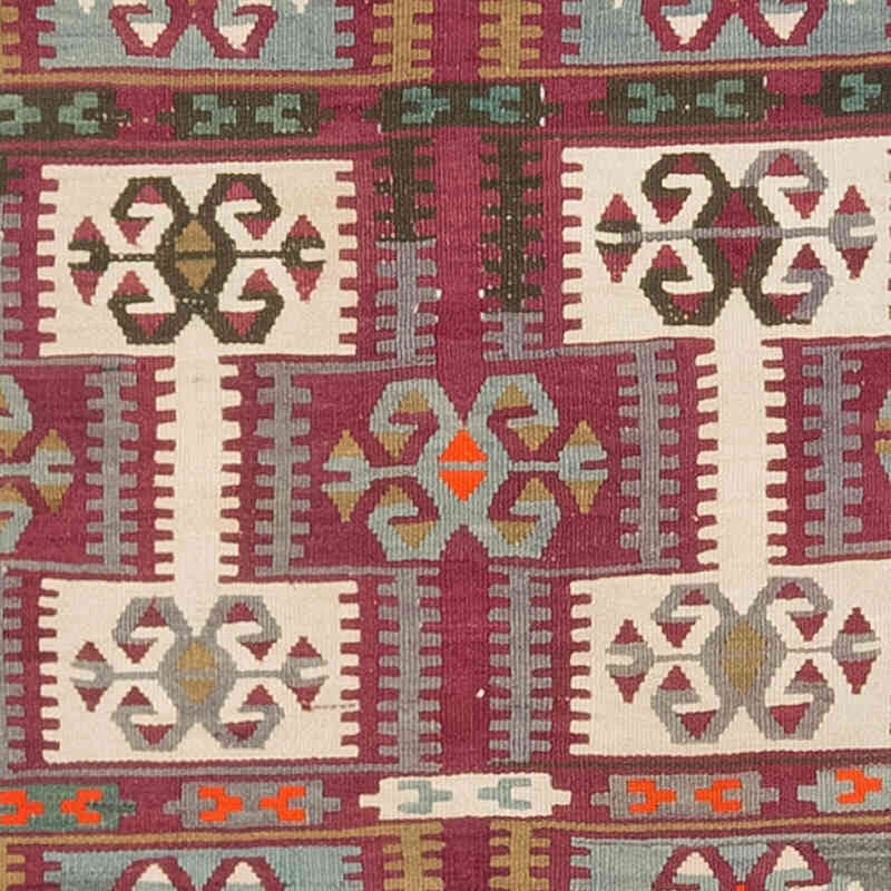 Vintage Kayseri Kilim Runner - 2'  x 11' 10" (24" x 142") - K0073975