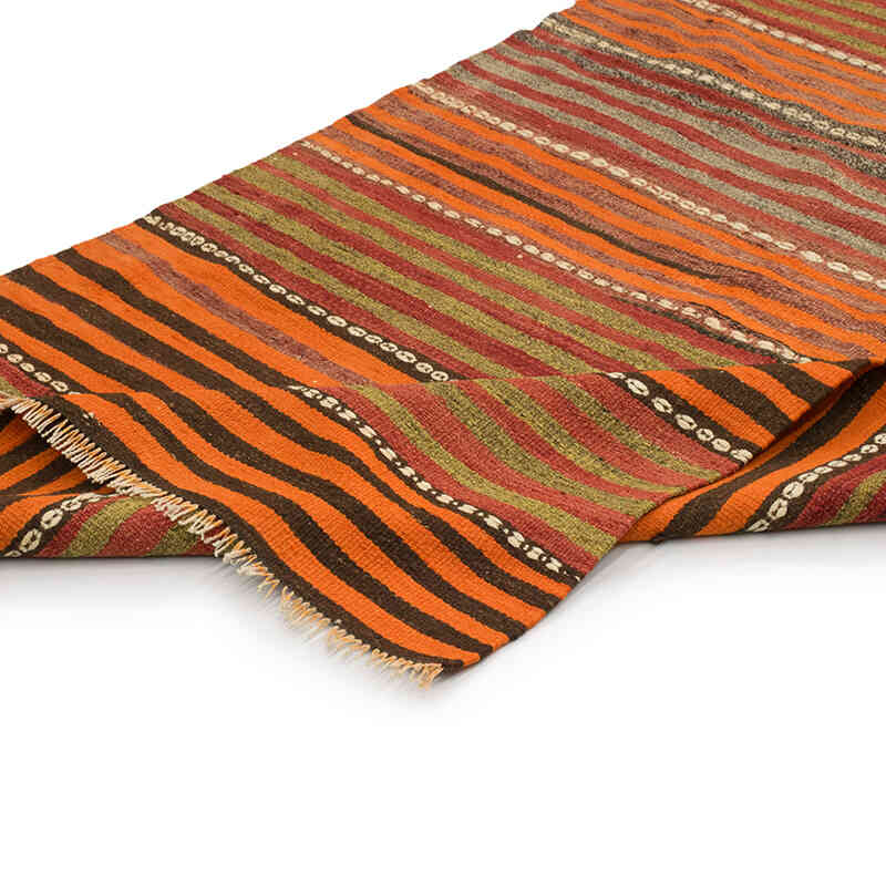 Vintage Konya Kilim Runner - 3' 3" x 11' 8" (39" x 140") - K0073981