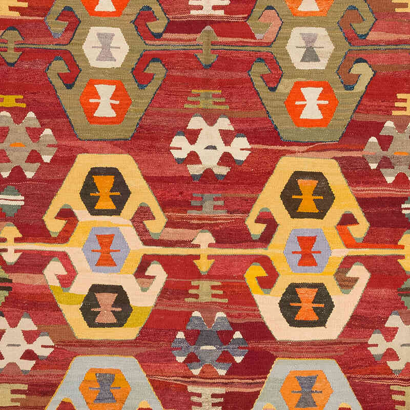 New Turkish Handwoven Kilim Rug - 8' 8" x 11' 5" (104" x 137") - K0073992