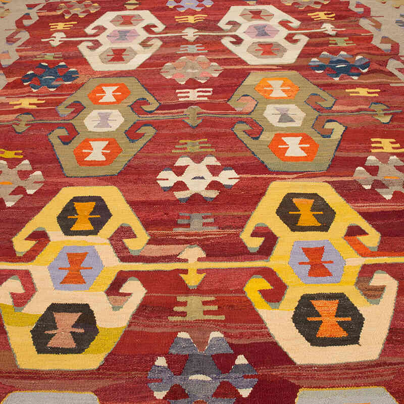 New Turkish Handwoven Kilim Rug - 8' 8" x 11' 5" (104" x 137") - K0073992
