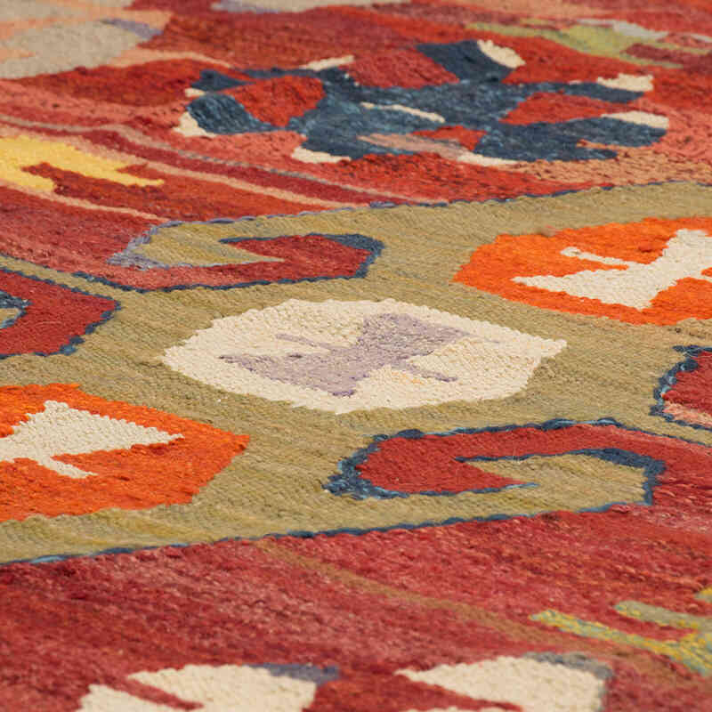 New Turkish Handwoven Kilim Rug - 8' 8" x 11' 5" (104" x 137") - K0073992