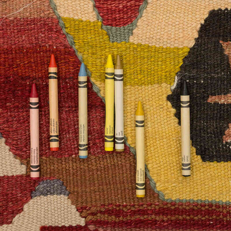 New Turkish Handwoven Kilim Rug - 8' 8" x 11' 5" (104" x 137") - K0073992