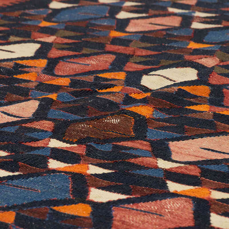 Alfombra Kilim Vintage Caucásica - 152 cm x 305 cm - K0073993