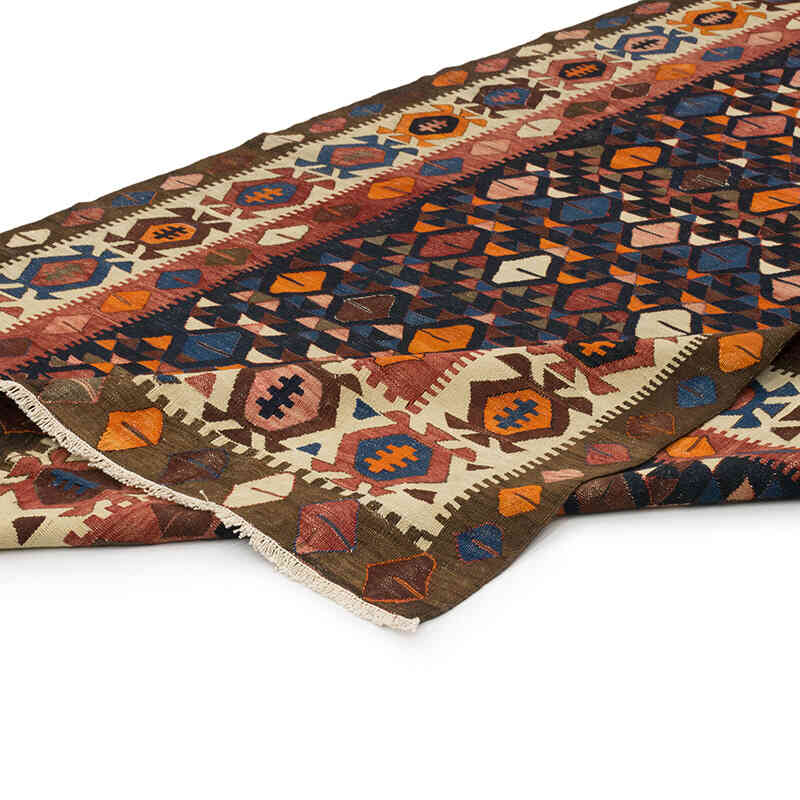 Alfombra Kilim Vintage Caucásica - 152 cm x 305 cm - K0073993