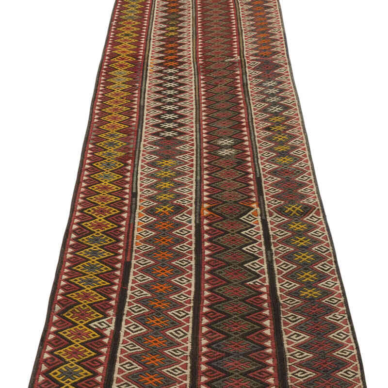 Vintage Anatolian Jijim Runner - 2'  x 11' 2" (24" x 134") - K0073996