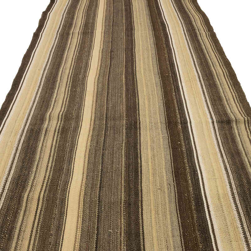 Vintage Anatolian Kilim Runner - 4' 7" x 14' 7" (55" x 175") - K0074002