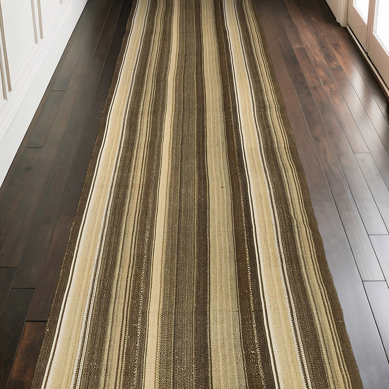 Vintage Anatolian Kilim Runner - 4' 7" x 14' 7" (55" x 175") - K0074002
