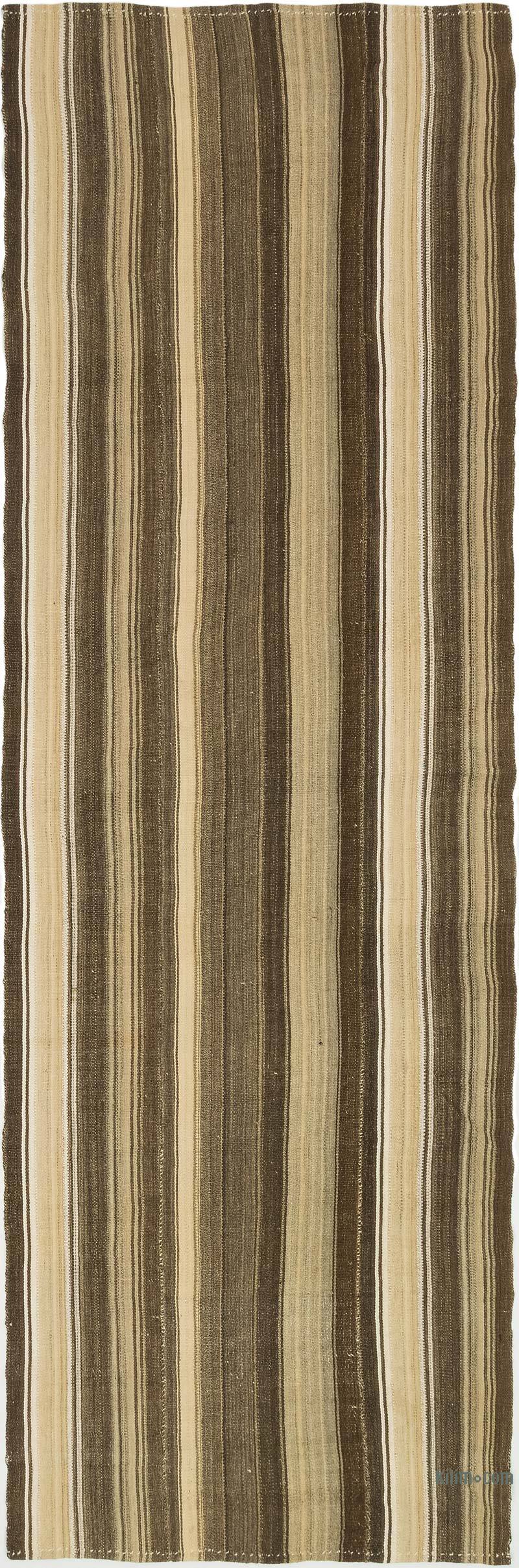Vintage Anatolian Kilim Runner - 4' 7" x 14' 7" (55" x 175") - K0074002