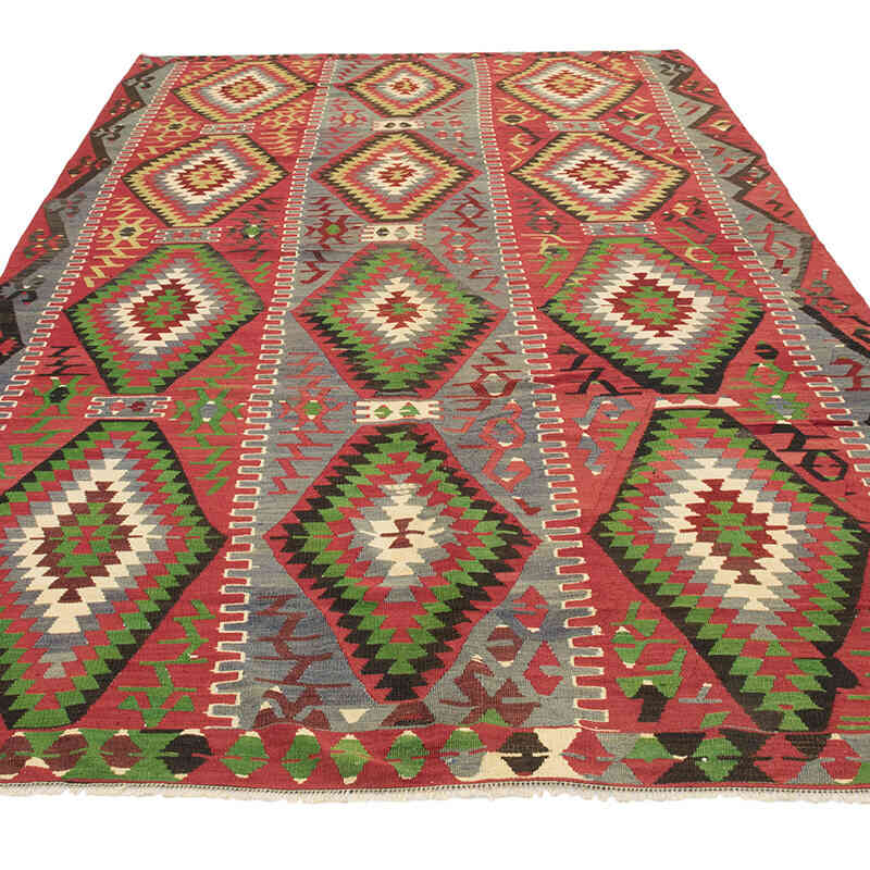Vintage Esme Kilim Rug - 5' 6" x 9' 8" (66" x 116") - K0074008