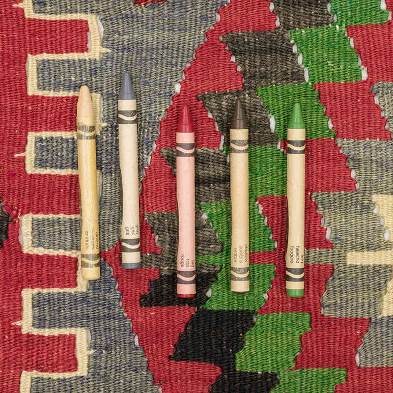 Vintage Esme Kilim Rug - 5' 6" x 9' 8" (66" x 116") - K0074008