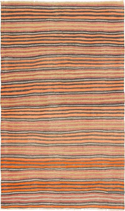 Vintage Konya Kilim Rug - 5' 5" x 9' 8" (65" x 116")