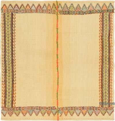 Vintage Konya Jijim - 3' 7" x 3' 10" (43" x 46")