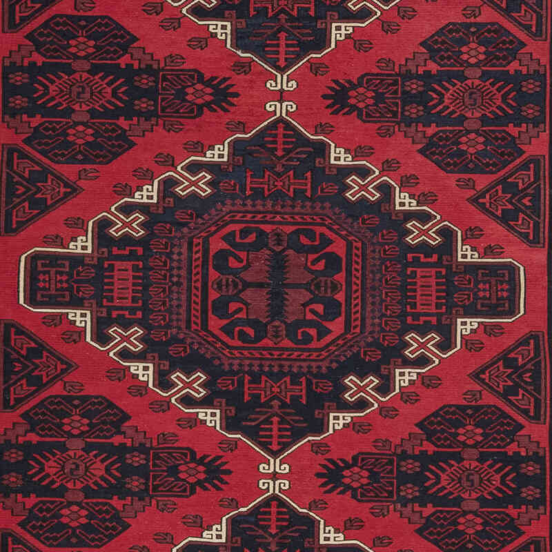 Vintage Caucasian Soumak Rug - 6' 8" x 13' 1" (80" x 157") - K0074023