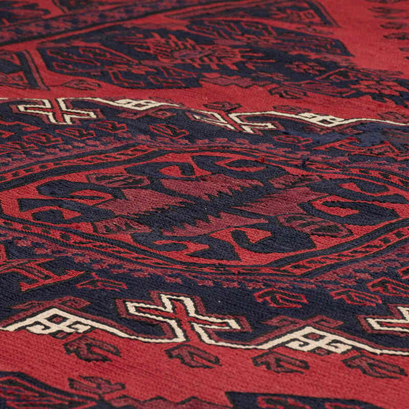 Vintage Caucasian Soumak Rug - 6' 8" x 13' 1" (80" x 157") - K0074023