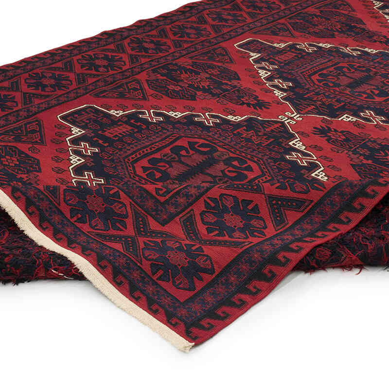 Vintage Caucasian Soumak Rug - 6' 8" x 13' 1" (80" x 157") - K0074023