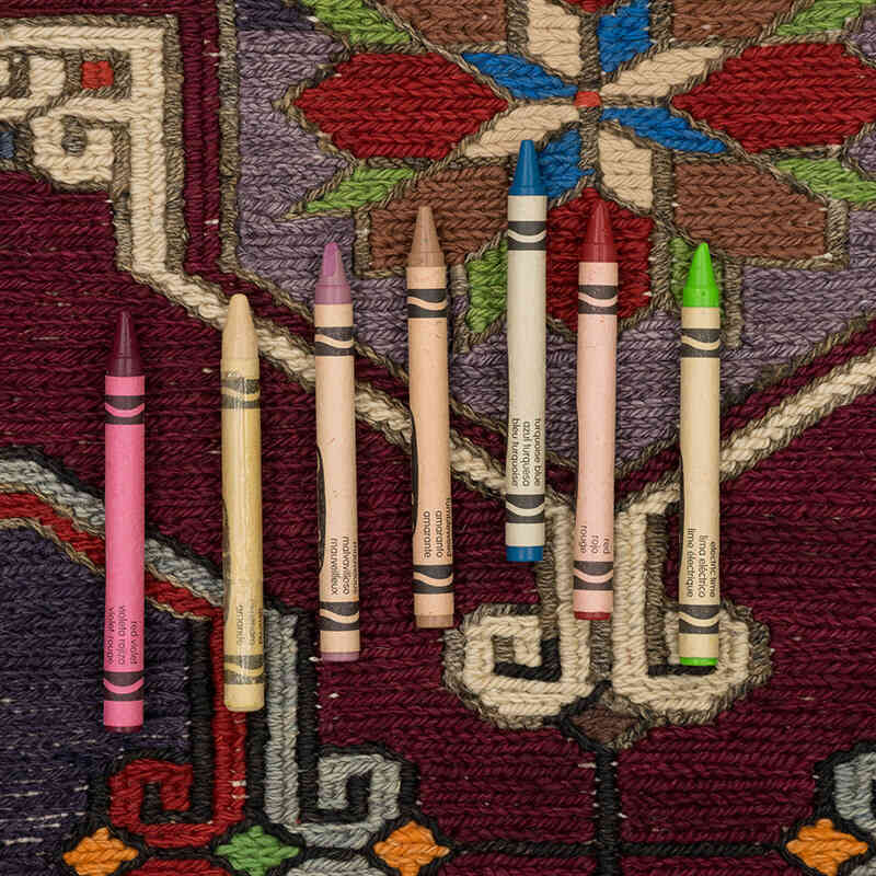 Vintage Caucasian Soumak Rug - 6' 8" x 11' 4" (80" x 136") - K0074024