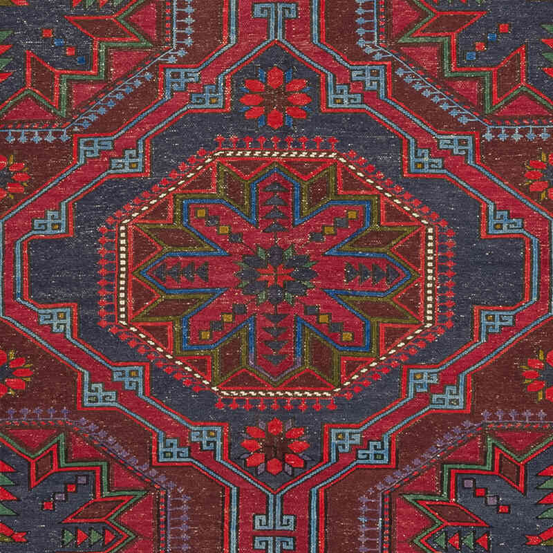 Vintage Caucasian Soumak Rug - 6' 7" x 12' 2" (79" x 146") - K0074026
