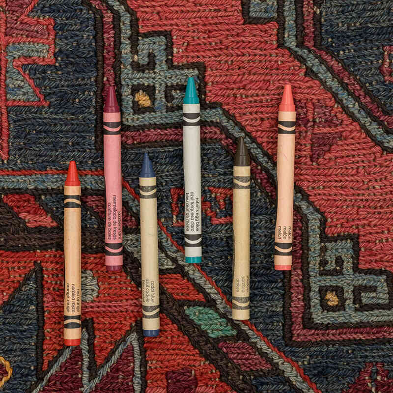 Vintage Caucasian Soumak Rug - 7' 3" x 13' 3" (87" x 159") - K0074028