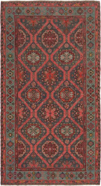 Alfombra Soumak Vintage Caucásica - 220 cm x 403 cm