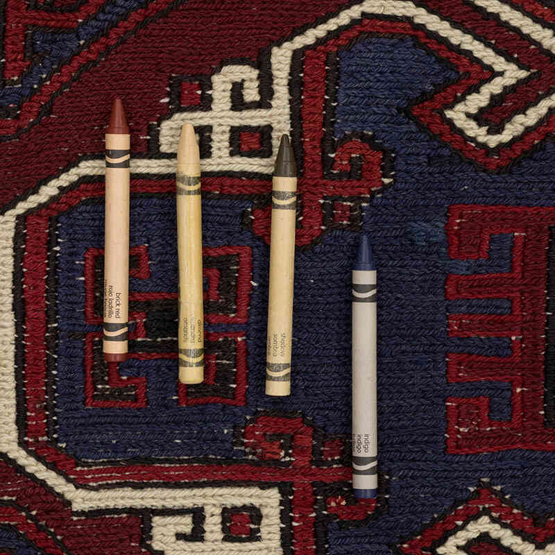 Vintage Caucasian Soumak Rug - 6' 7" x 12' 6" (79" x 150") - K0074029