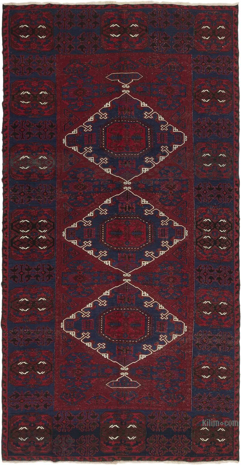 Vintage Caucasian Soumak Rug - 6' 7" x 12' 6" (79" x 150") - K0074029