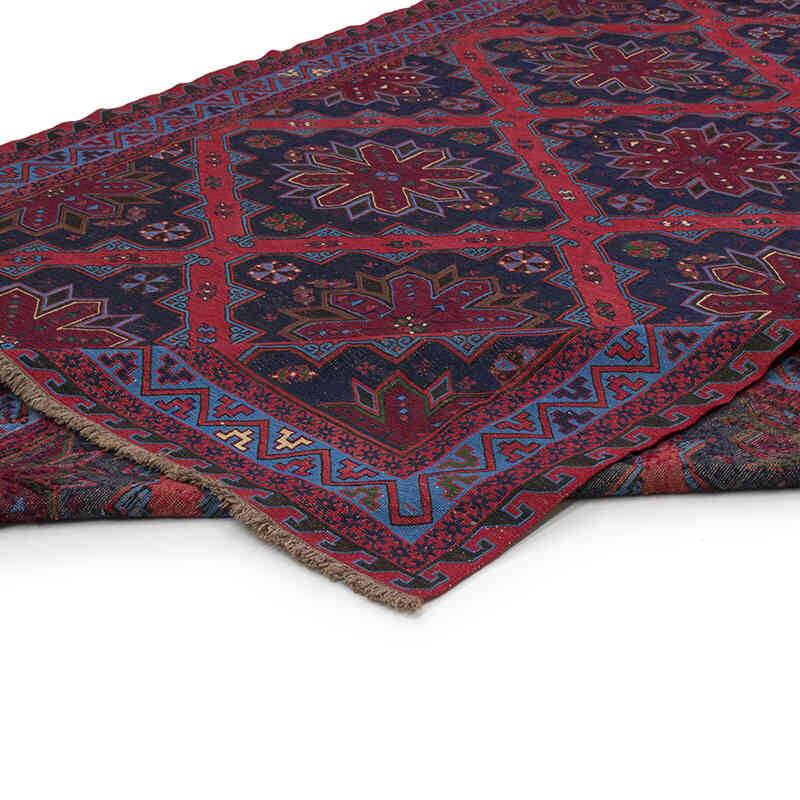 Vintage Caucasian Soumak Rug - 7' 5" x 12' 10" (89" x 154") - K0074030