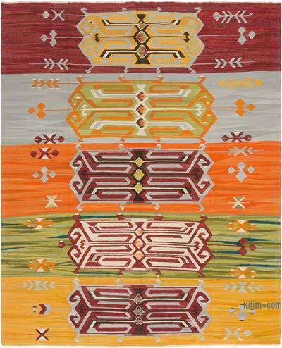 Yeni Kök Boya El Dokuma Kilim - 255 cm x 311 cm