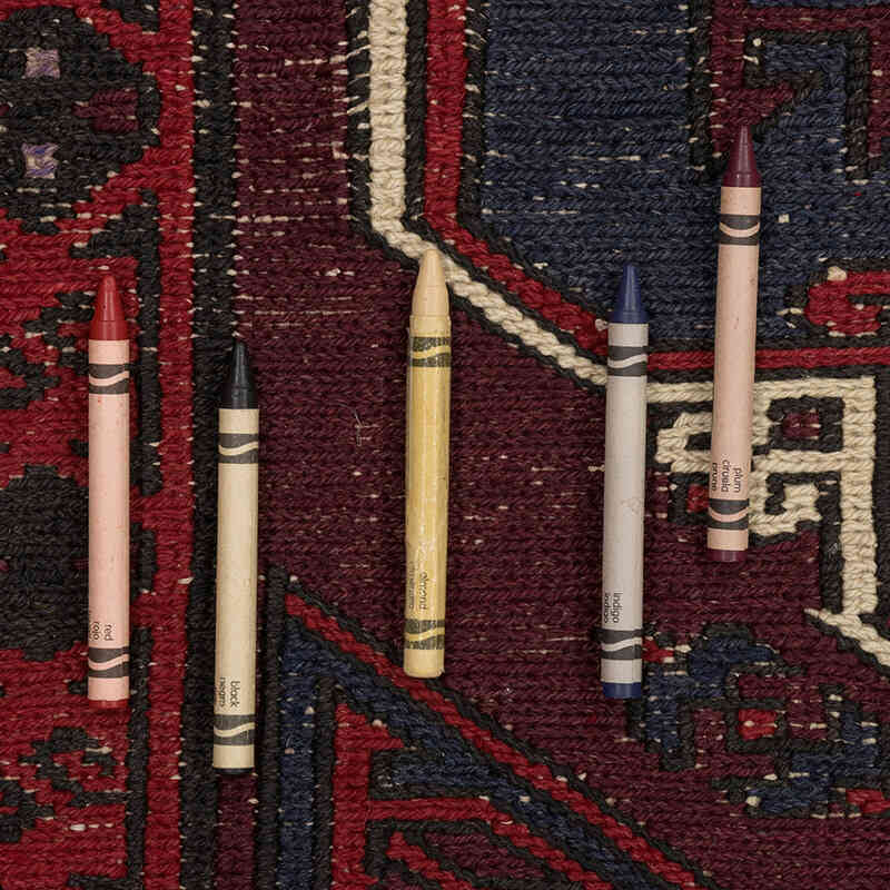 Vintage Caucasian Soumak Rug - 6' 11" x 12' 10" (83" x 154") - K0074038