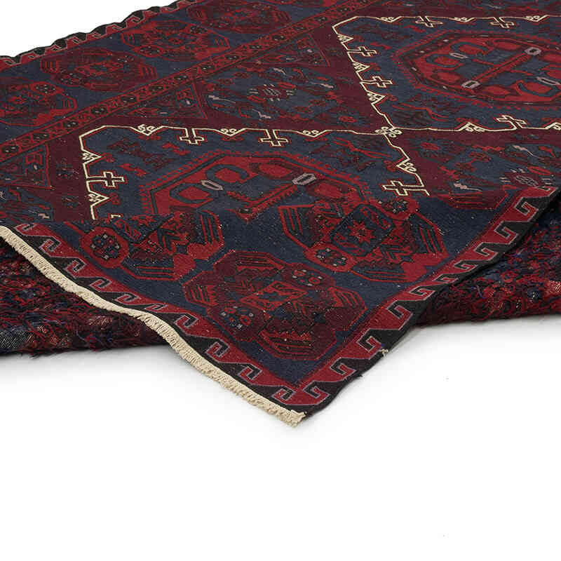 Vintage Caucasian Soumak Rug - 6' 11" x 12' 10" (83" x 154") - K0074038