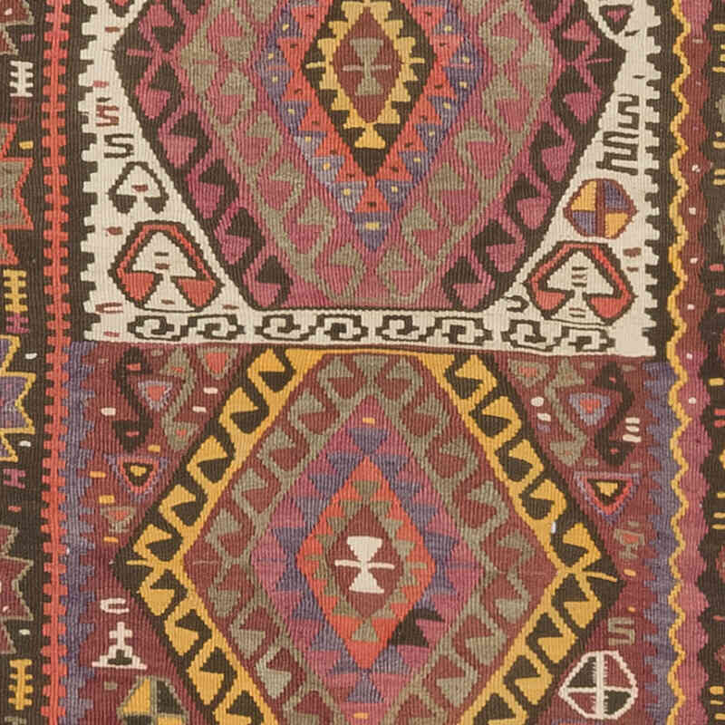 Vintage Kars Kilim Runner - 2' 7" x 13' 1" (31" x 157") - K0074043