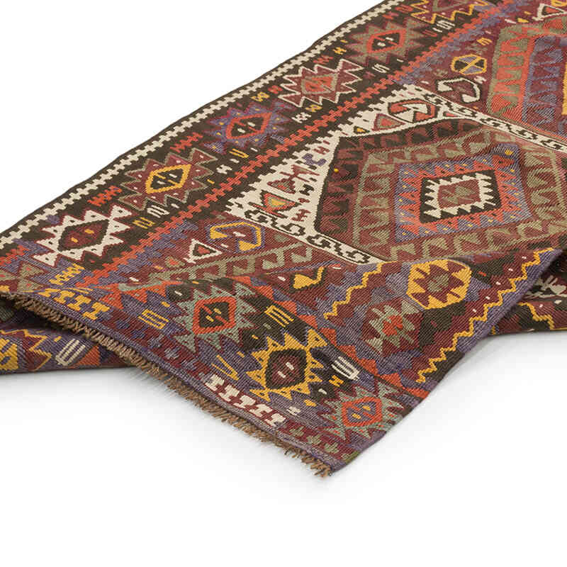 Vintage Kars Kilim Runner - 2' 7" x 13' 1" (31" x 157") - K0074043