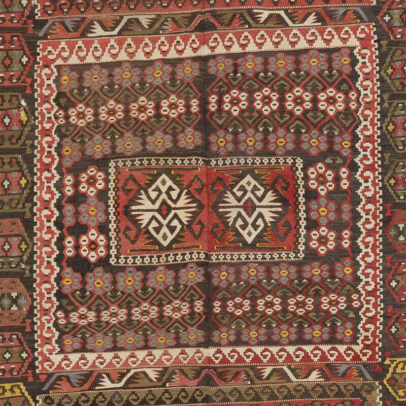 Vintage Kayseri Kilim Rug - 5' 9" x 13' 10" (69" x 166") - K0074044