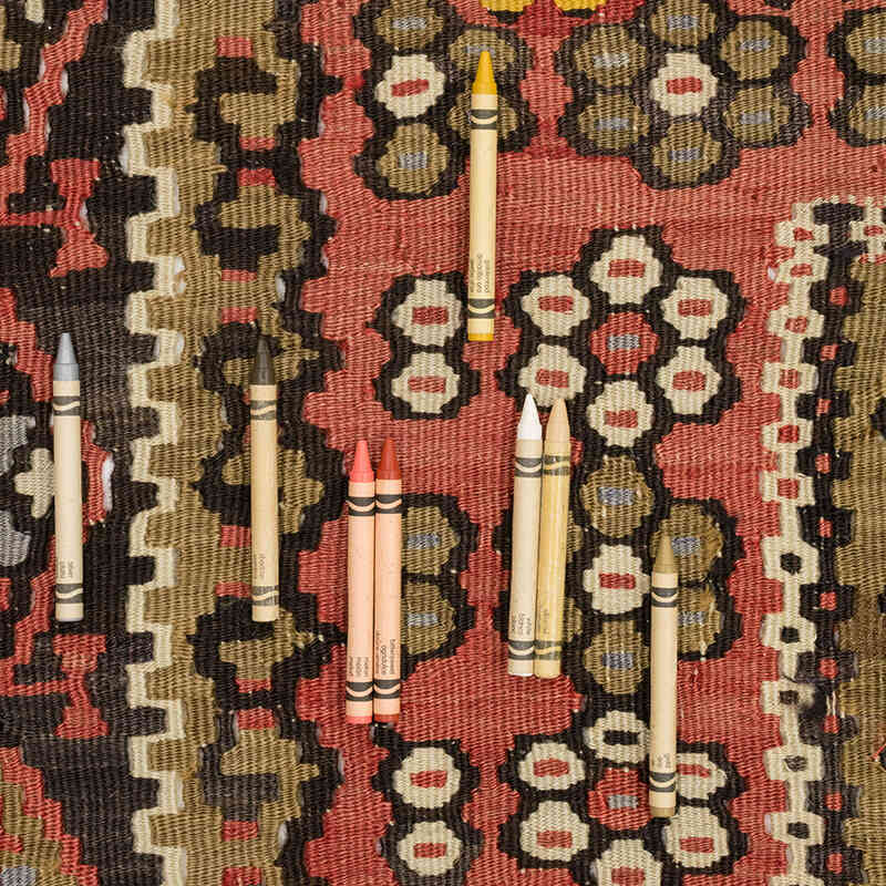 Vintage Kayseri Kilim Rug - 5' 9" x 13' 10" (69" x 166") - K0074044