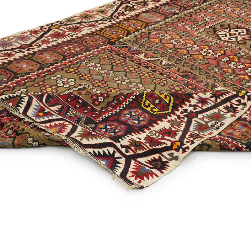 Vintage Kayseri Kilim Rug - 5' 9" x 13' 10" (69" x 166") - K0074044
