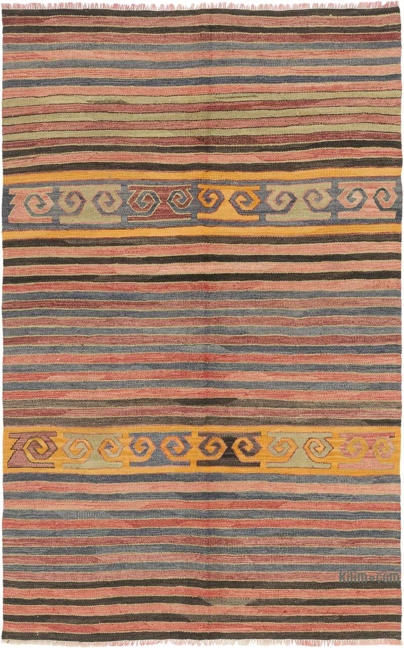Vintage Konya Kilim Rug - 5'  x 7' 11" (60" x 95") - K0074045