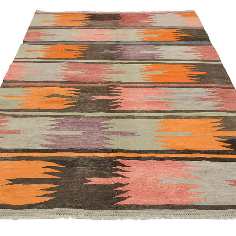 Vintage Mihalic Kilim Rug - 4' 5" x 7' 2" (53" x 86") - K0074047